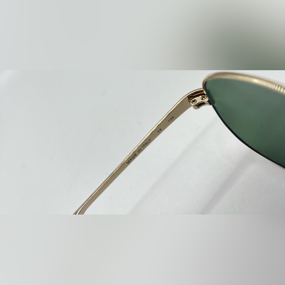 Vintage Calvin Klein CK7415S Gold Pilot Sunglasses Frames Only - Picture 8 of 8